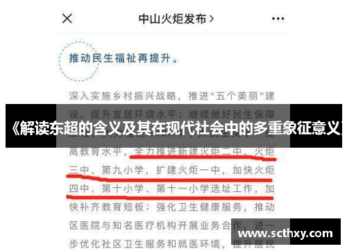 《解读东超的含义及其在现代社会中的多重象征意义》