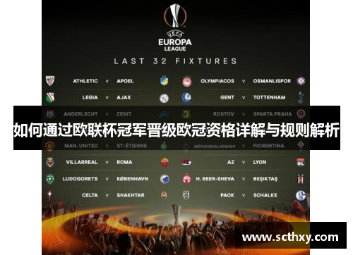 如何通过欧联杯冠军晋级欧冠资格详解与规则解析